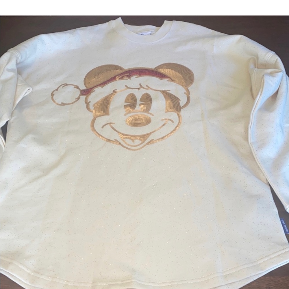 Christmas NWT XXL WALT DISNEY WORLD MICKEY SANTA SPIRIT JERSEY/Never Worn